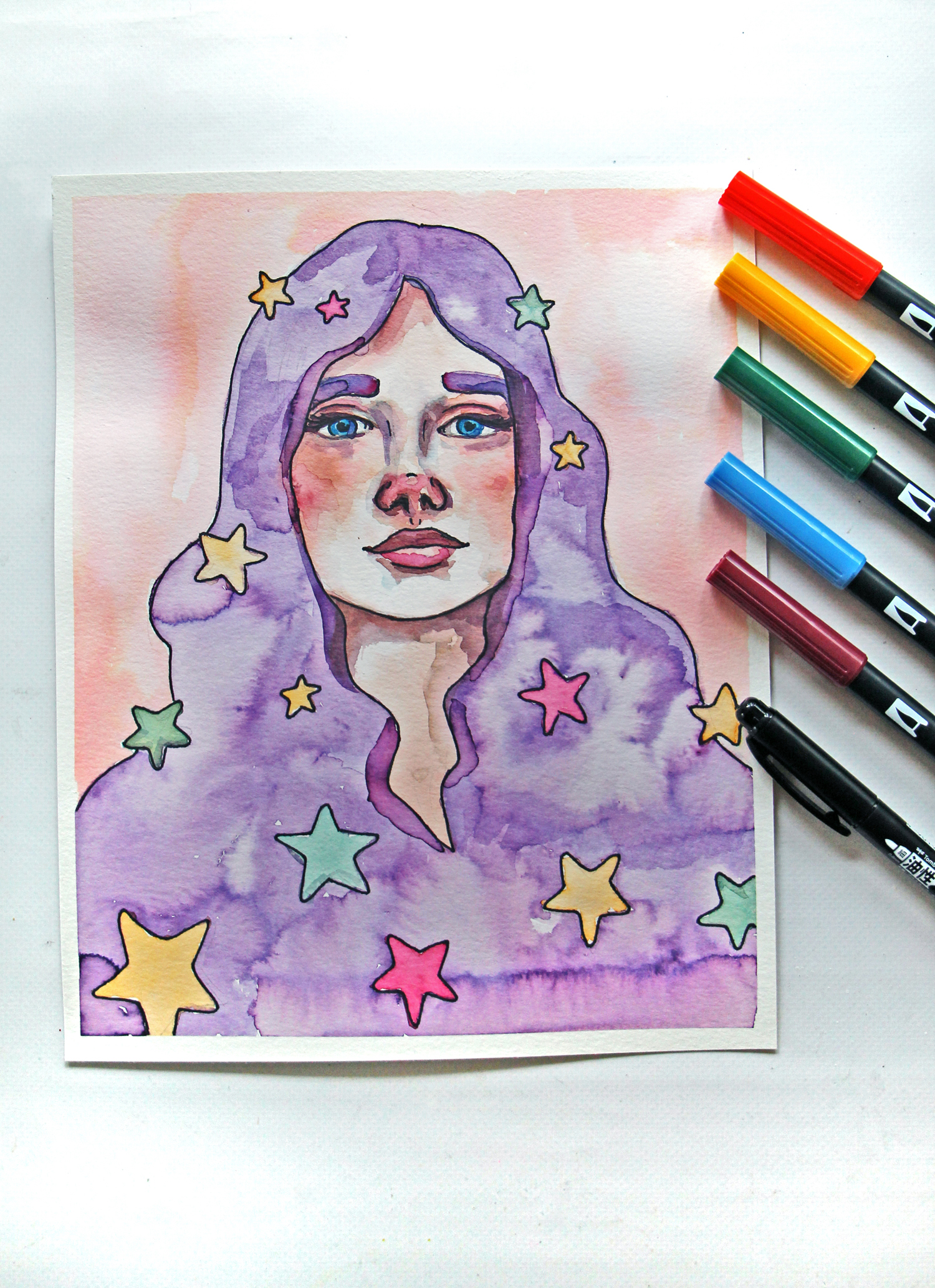 Mixed Media Sketching Using Colored Pencils - Tombow USA Blog