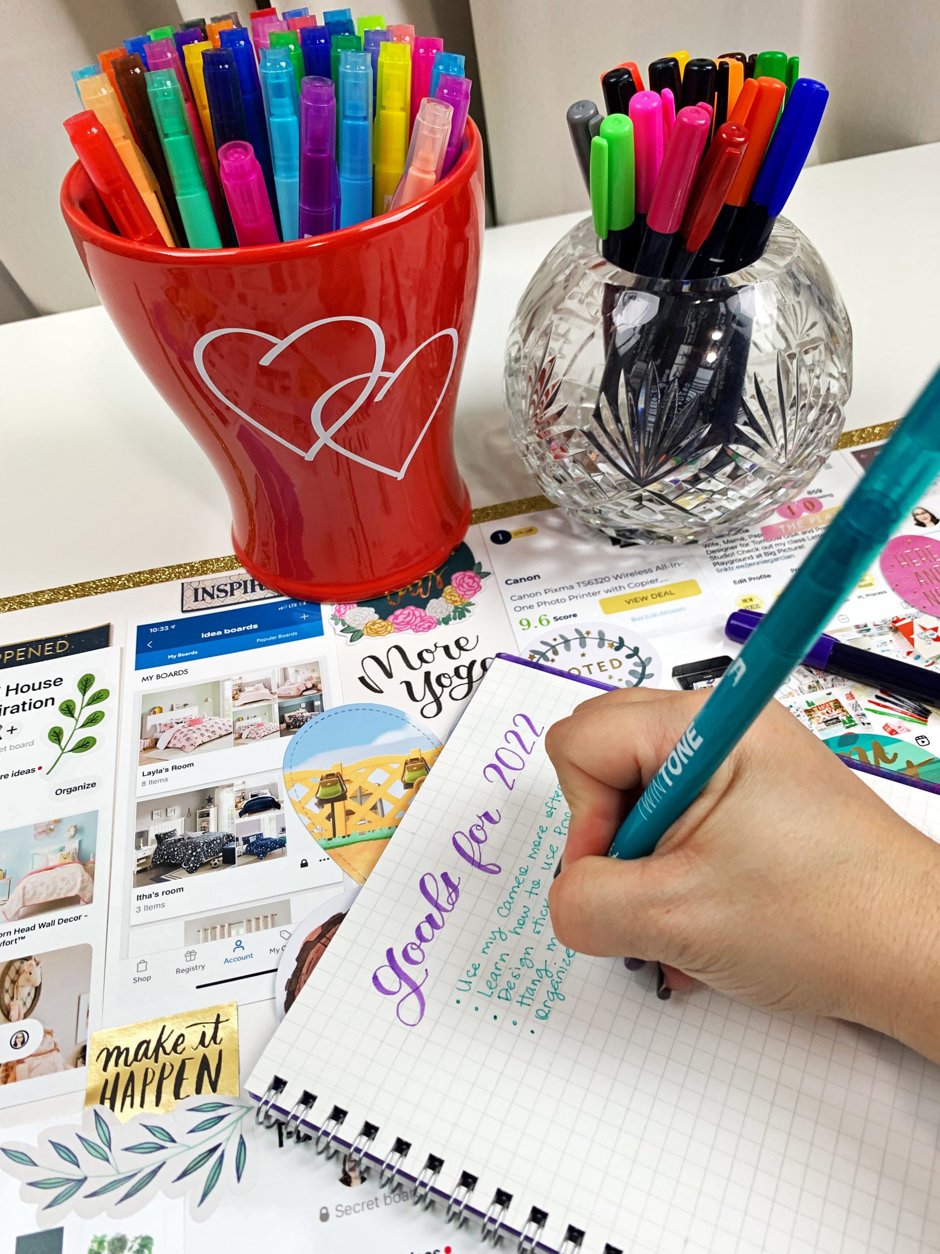Create a New Year's Word Collage - Tombow USA Blog
