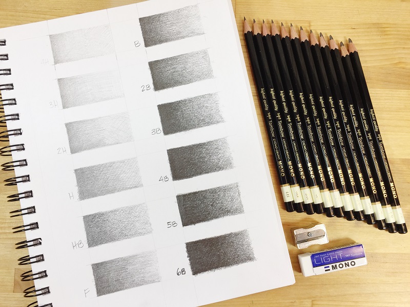 4B Mono Professional Drawing Pencils 