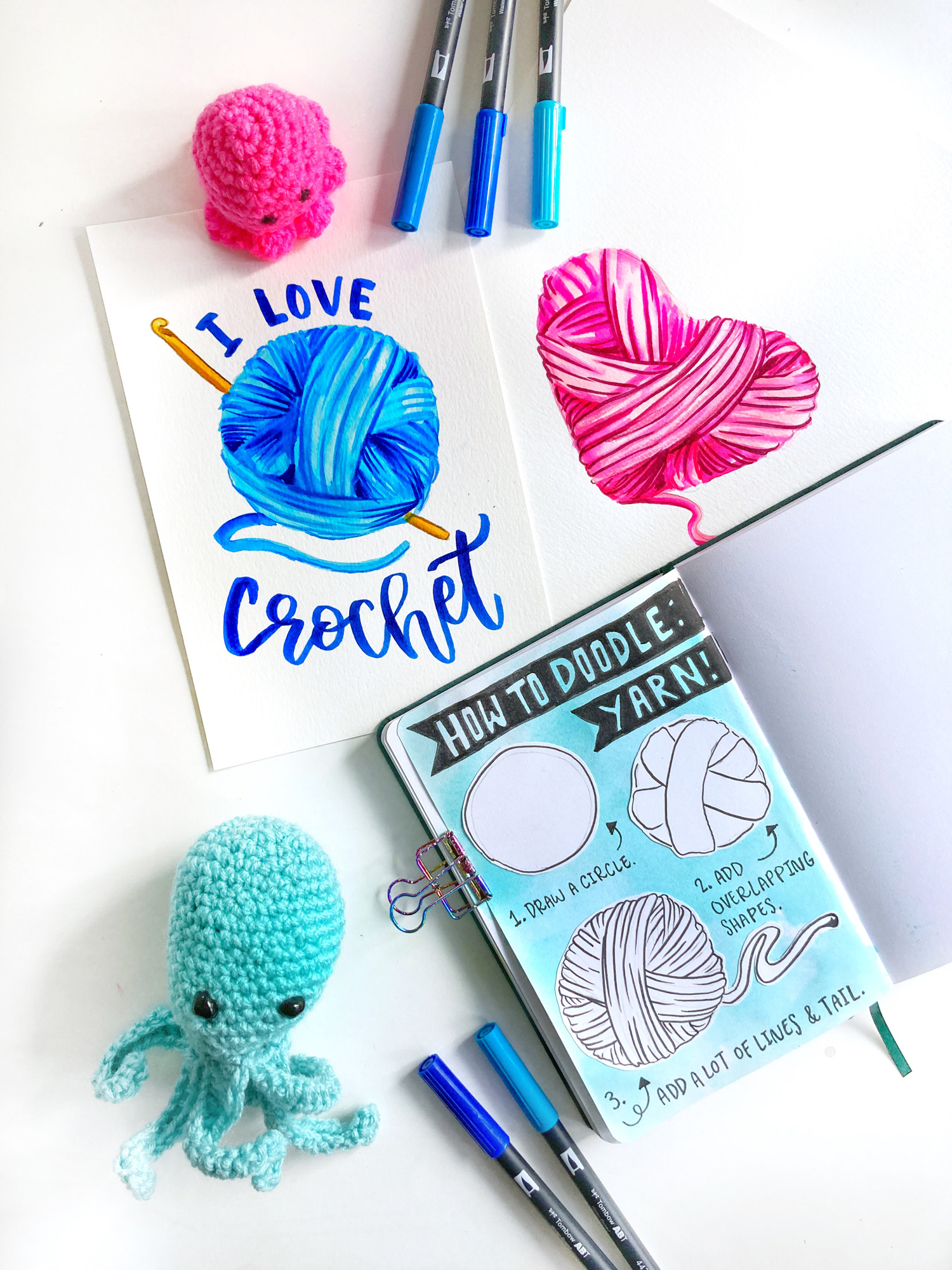 How to Setup a Knitting and Crochet Journal 