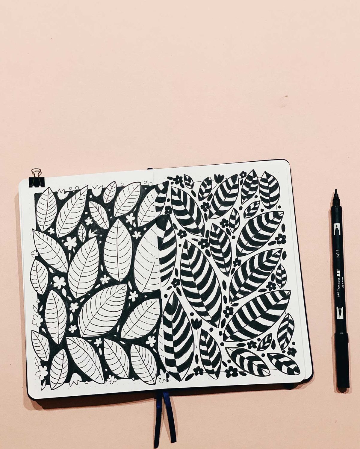 DIY Notebook cover design pattern, Easy front cover pattern drawing, Doodle Art