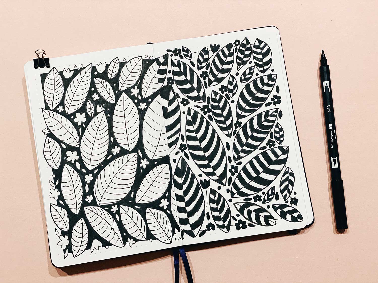 simple creative drawing patterns