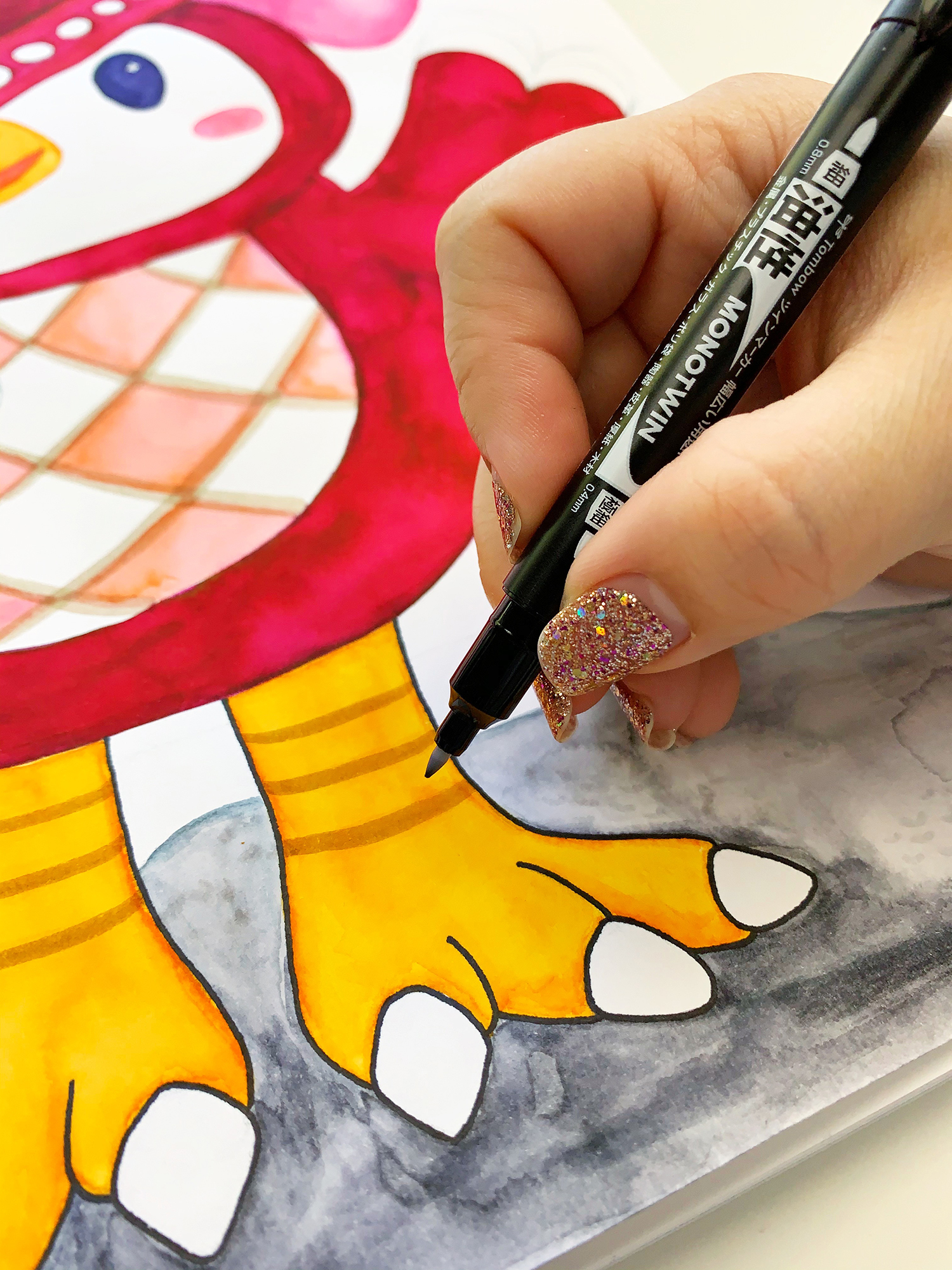 How to Create Animal Crossing Watercolor Fan Art - Jennie Garcia