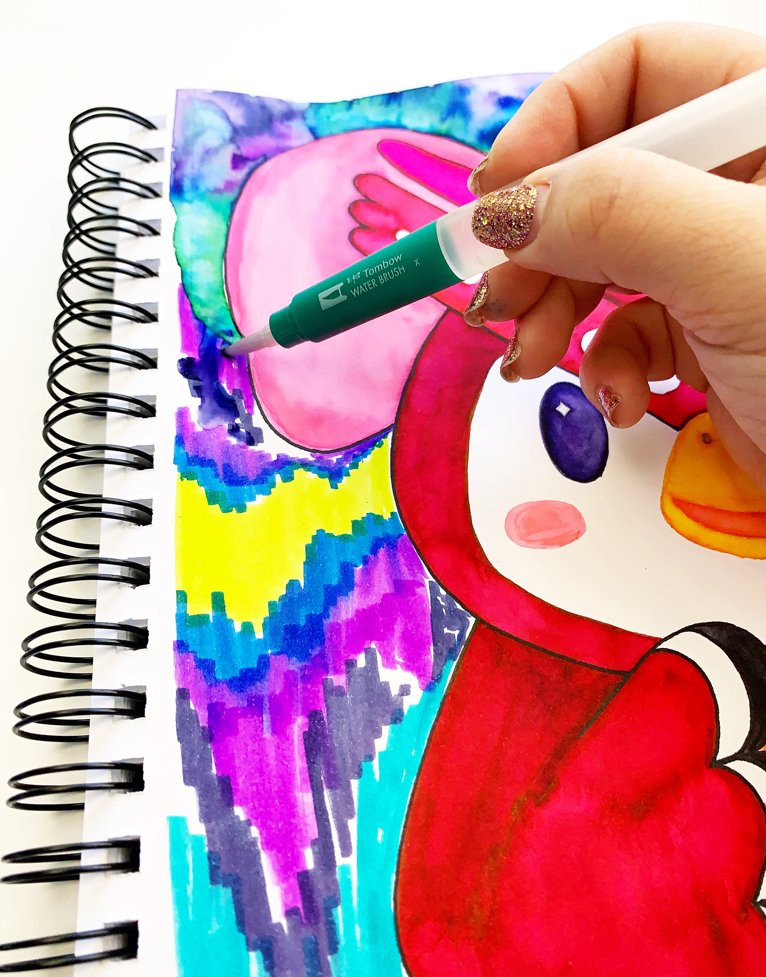 How to Create Animal Crossing Watercolor Fan Art - Jennie Garcia