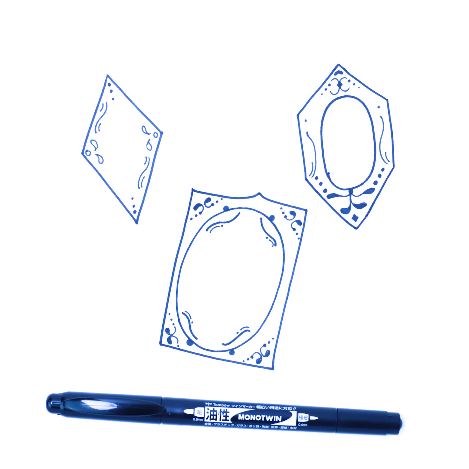 How to Draw a Vintage Mirror Tombow USA Blog