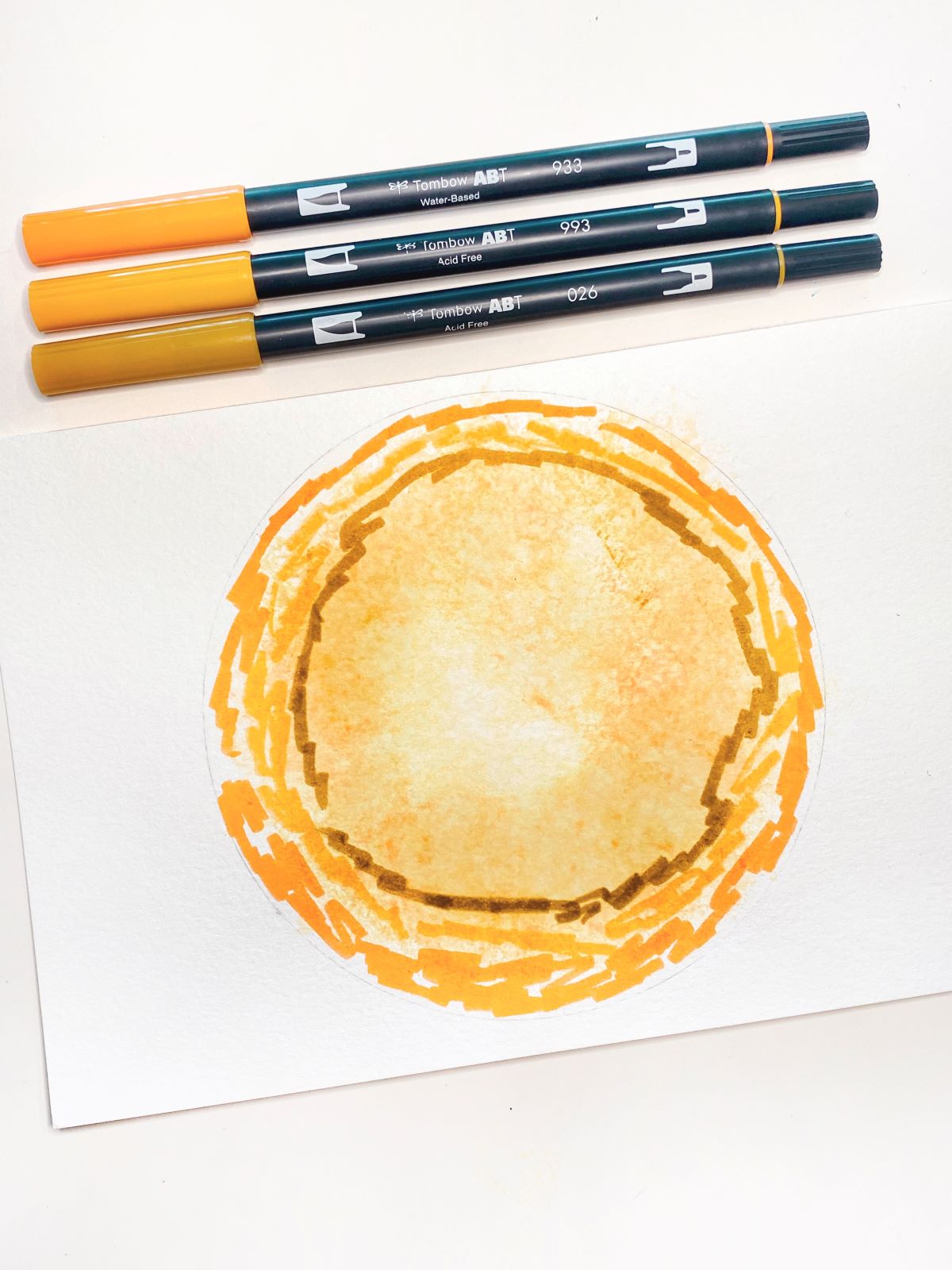 Sponge Paint a Galaxy with Tombow - Mandy Faucher