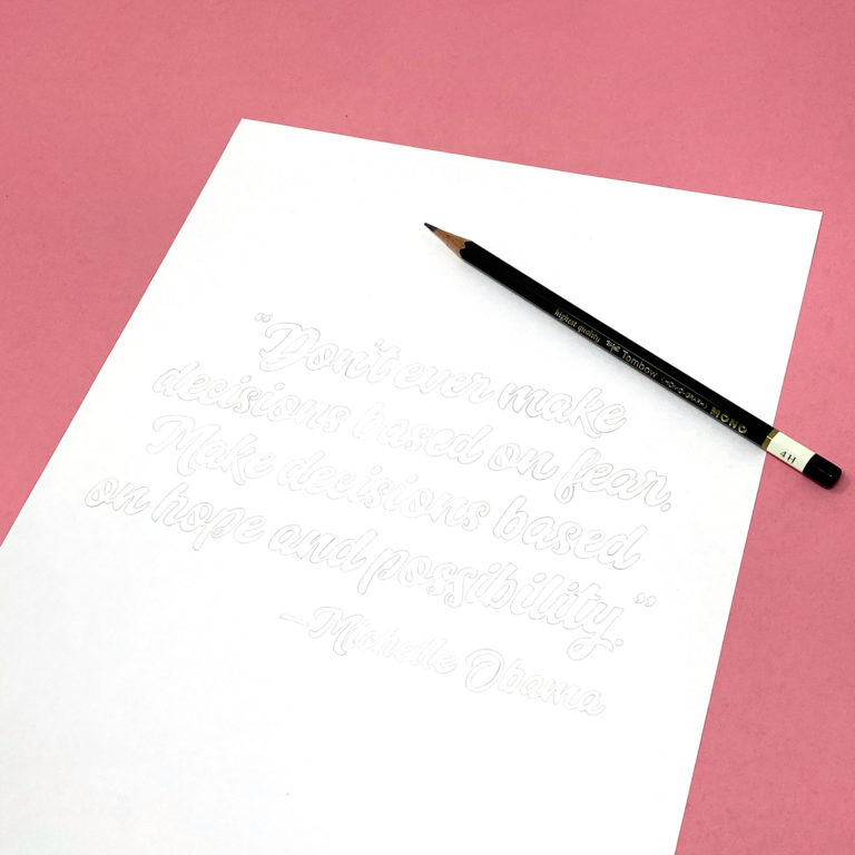 How to Create Lettering Inspired by Art - Tombow USA Blog