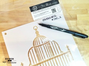 05-16 TOMBOW STENCILED BIRDCAGE BETH WATSON 4