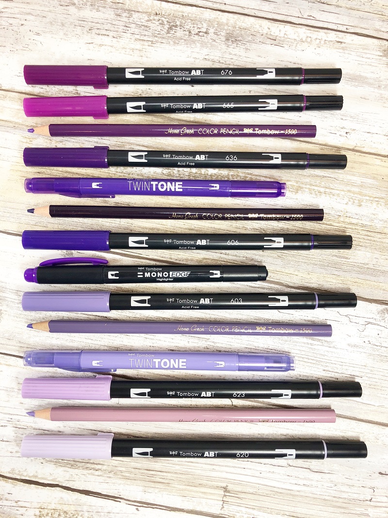 Tombow TwinTone Markers 82 Grape