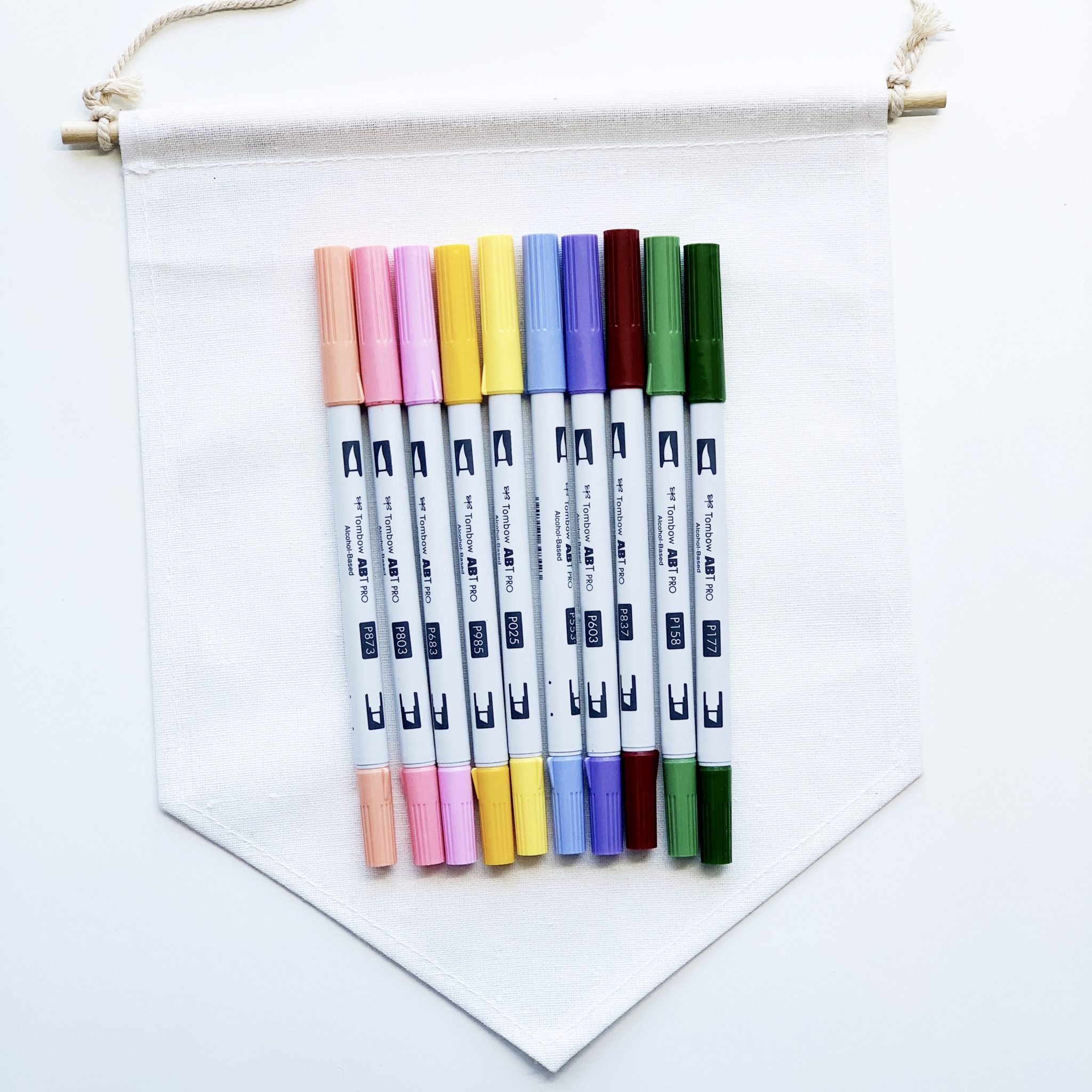 Decorate a Fabric Banner with ABT PRO Markers  - Adrienne Castleton