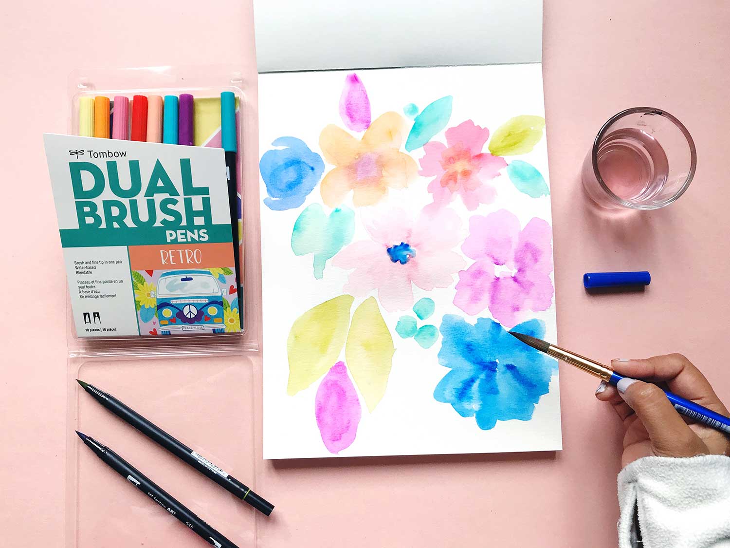 Dual Brush Pen Art Markers: Retro - Home