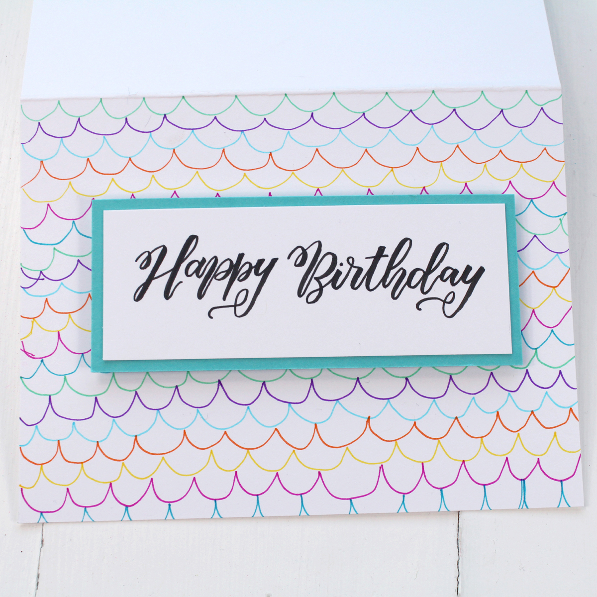 Marker Blended Lettering Card – Tombow Dual Brush Pens – K Werner Design  Blog