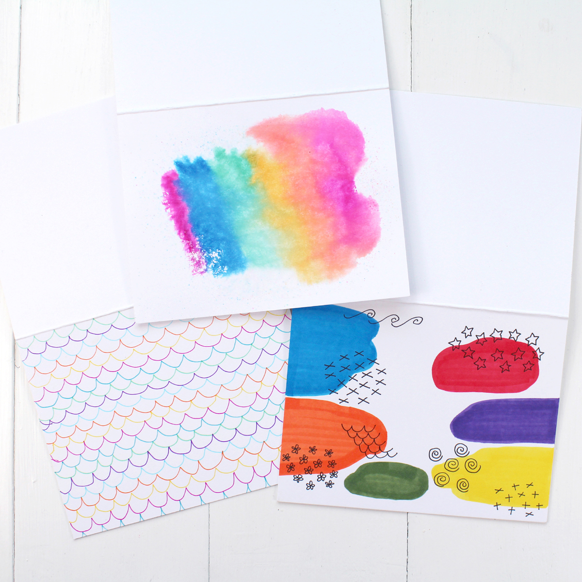 Marker Blended Lettering Card – Tombow Dual Brush Pens – K Werner Design  Blog