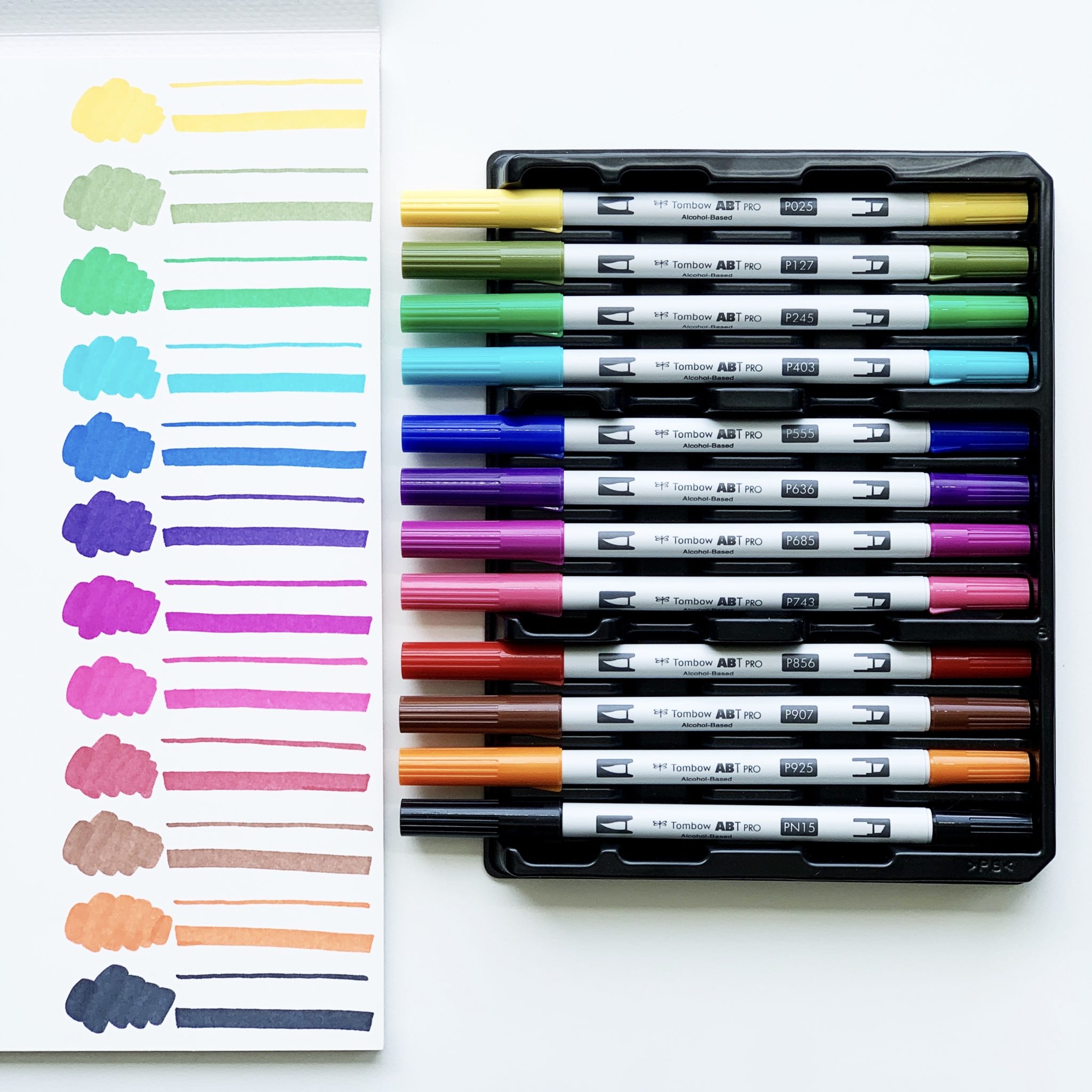 ABT PRO Alcohol-Based Markers 12-Pack Manga Palette - Tombow USA Blog