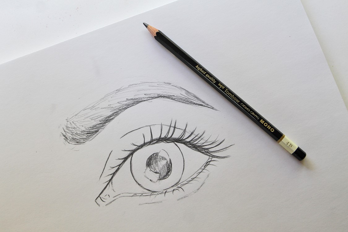 How to Draw an Eye Using the MONO Drawing Pencil Set - Katie Smith