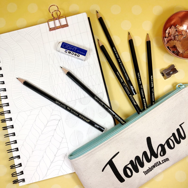 Create Pattern with MONO J Drawing Pencils from Tombow USA Beth Watson shows you how!