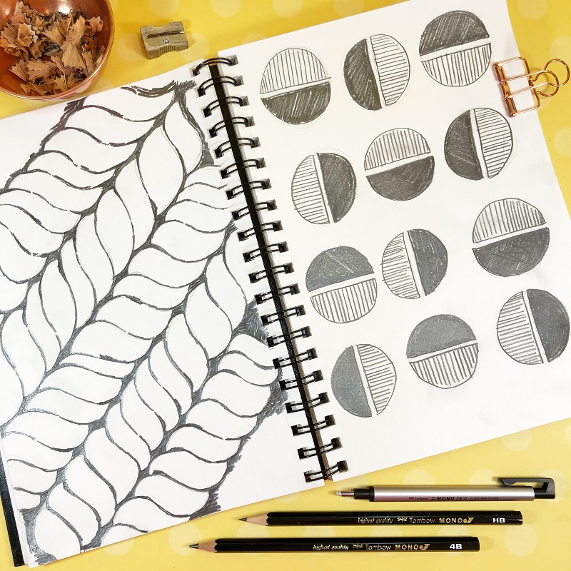 Create Pattern with MONO J Drawing Pencils from Tombow USA Beth Watson shows you how!