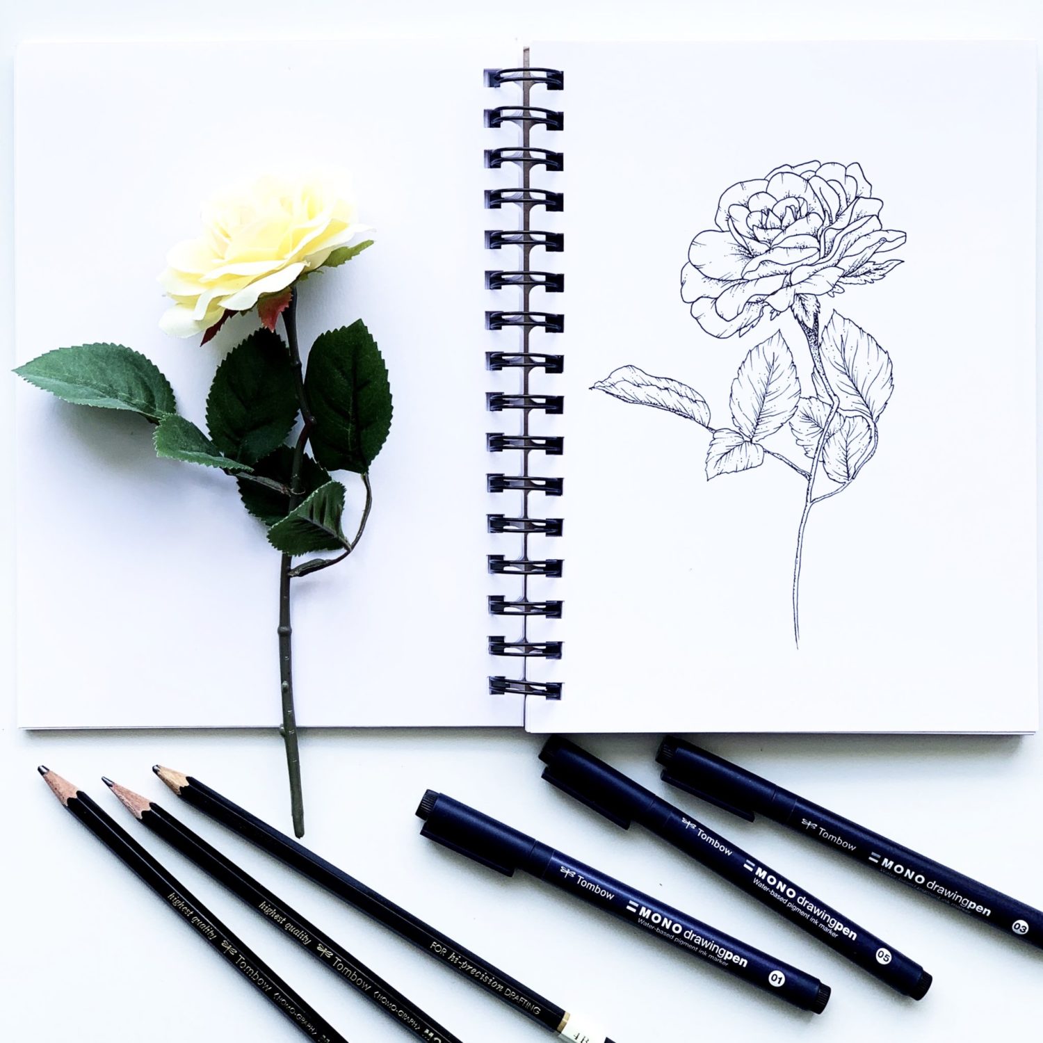 Floral Illustration Tips, Tricks And Tutorial - Tombow Usa Blog