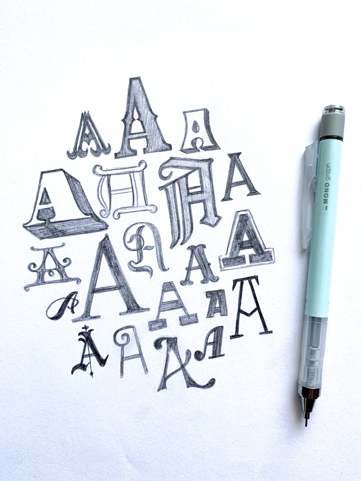 A Practical Guide to Lettering in Different Styles  - Ali LePere