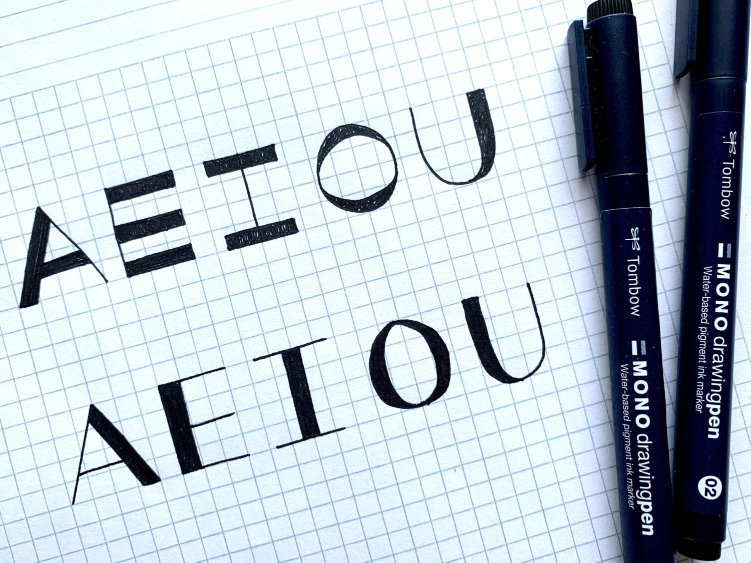 A Practical Guide to Lettering in Different Styles - Tombow USA Blog