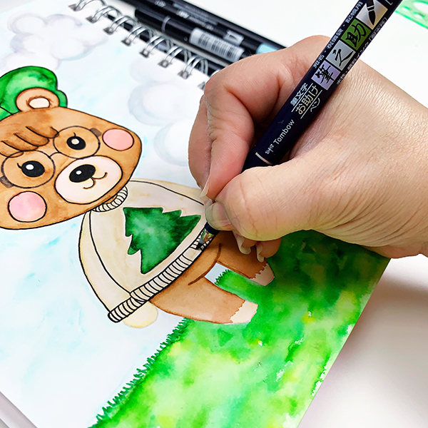 How to Make a Fun Doodle of Animal Crossing Cubs - Jennie Garcia 