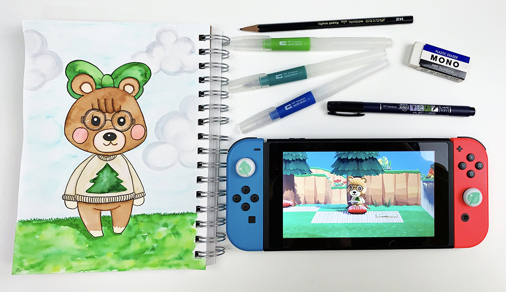 How to Make a Fun Doodle of Animal Crossing Cubs - Jennie Garcia 