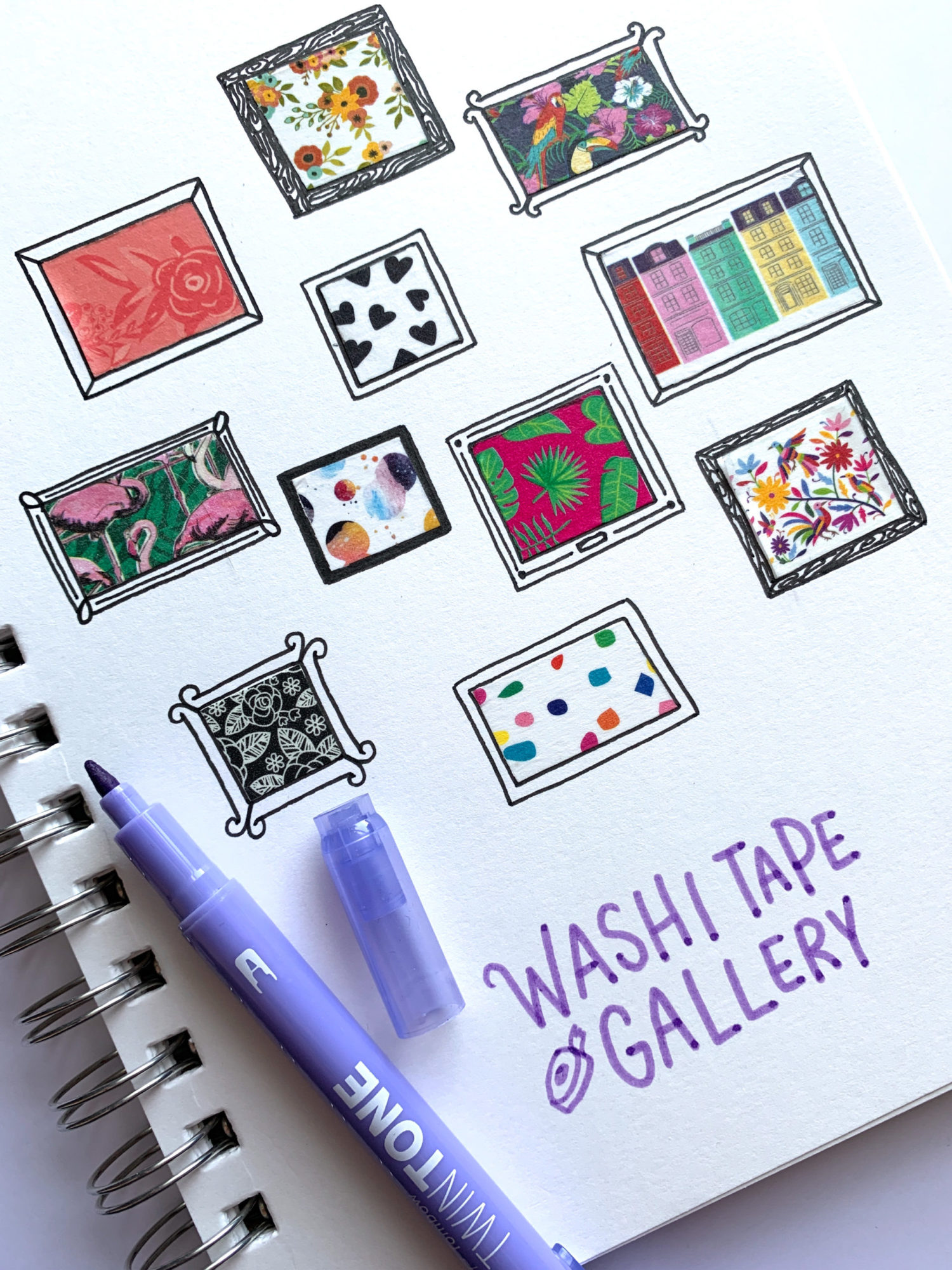 How to Make a Washi Tape Gallery - Ali LePere