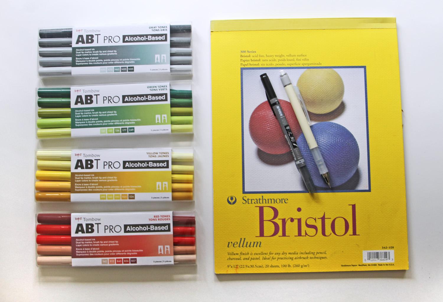 DIY Grayscale Coloring with ABT PRO Alcohol-Based Markers - Katie Smith
