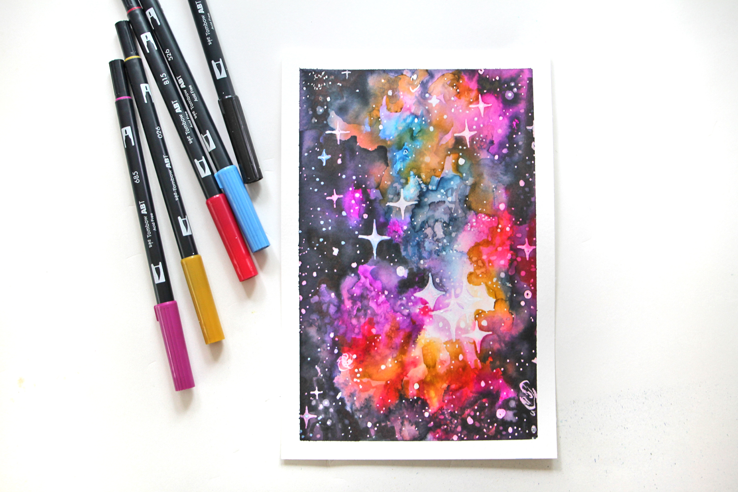 Watercolor Art Journaling with Tombow Markers - Tombow USA Blog