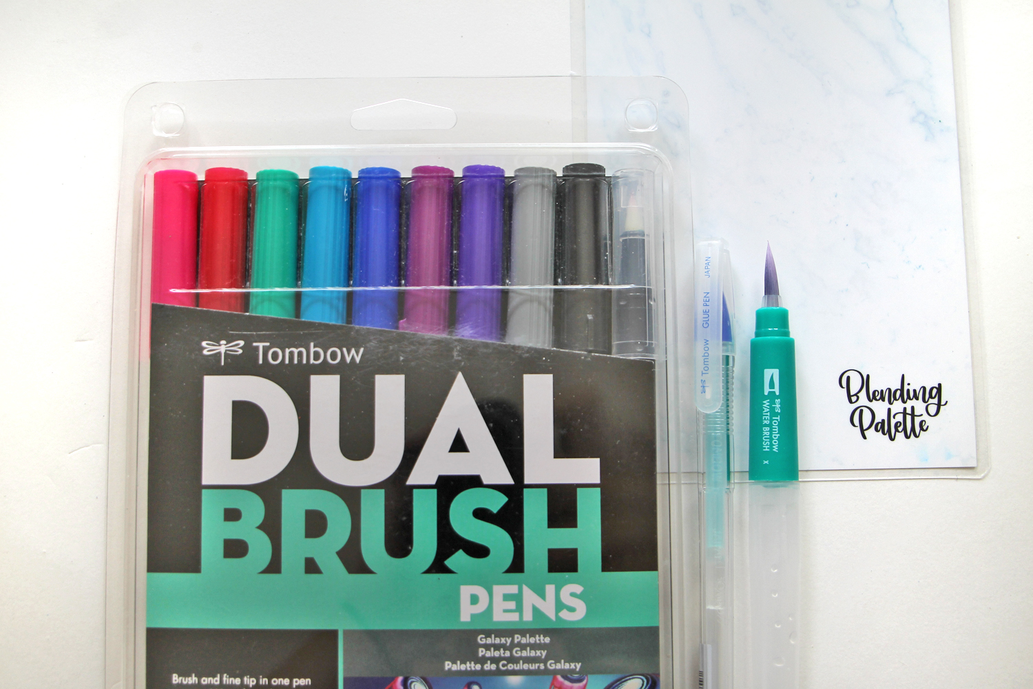 Tombow ABT Dual Brush Pen Set de 10 Galaxy couleurs