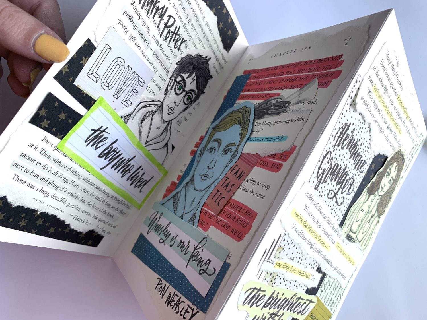 Simple Harry Potter Accordion Book - Ali LePere