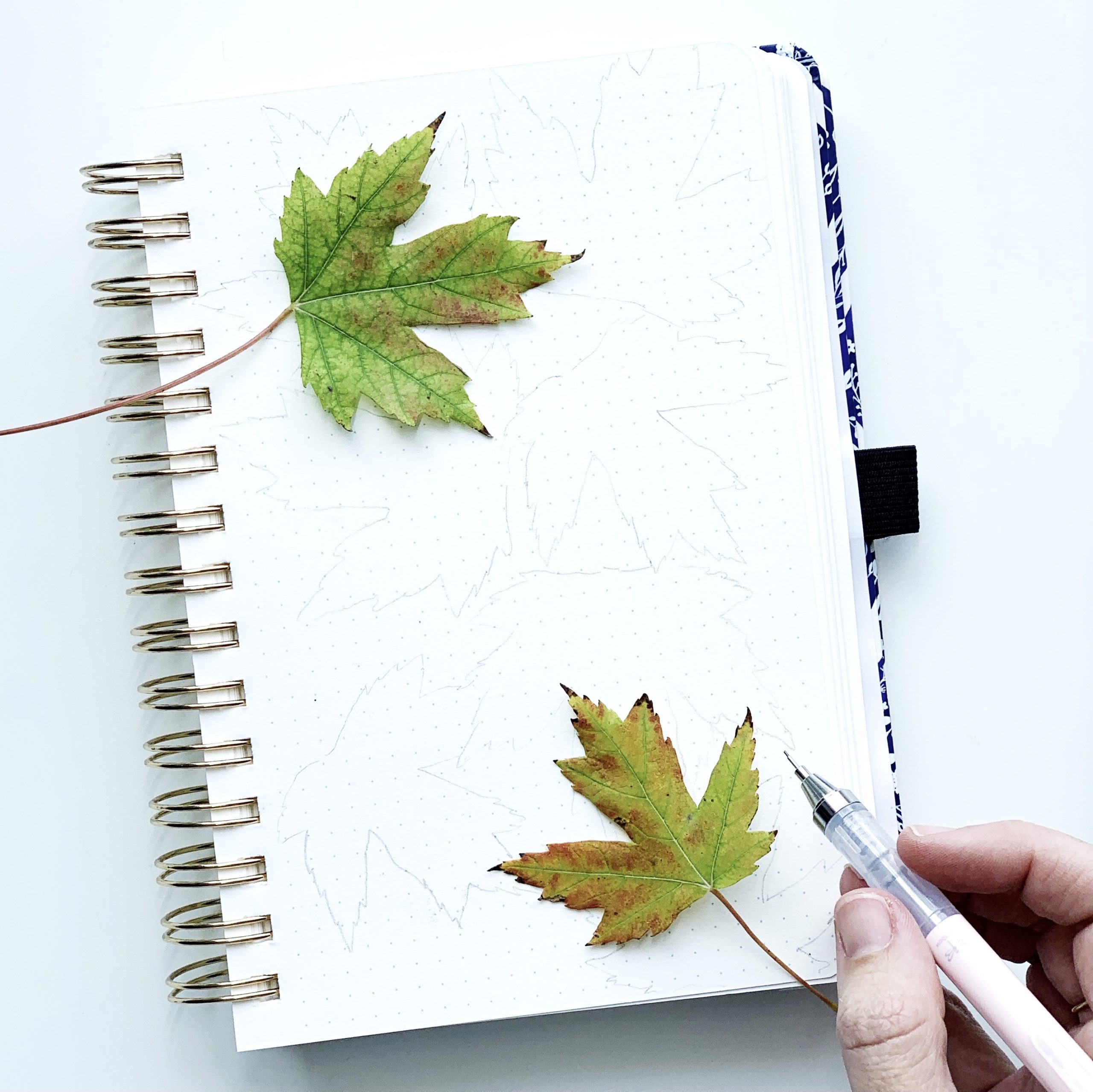 Fall Leaves Watercolor Tutorial - Adrienne Castleton