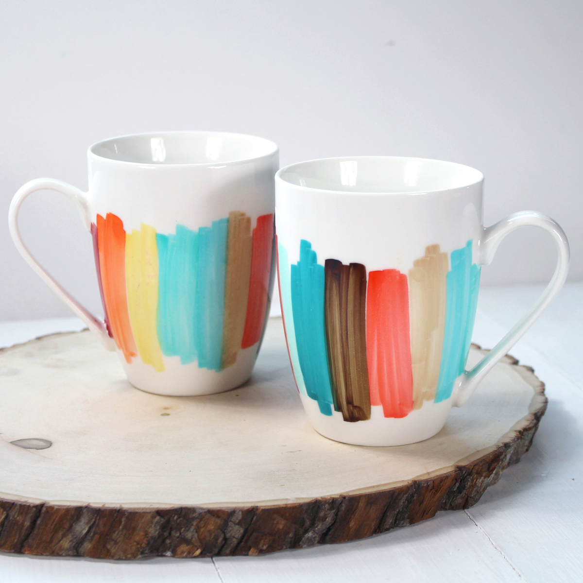 Make Color Block Autumn Mugs With ABT PRO Markers - Natalie Shaw