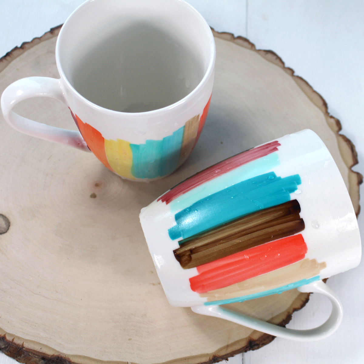 Make Color Block Autumn Mugs With ABT PRO Markers - Natalie Shaw