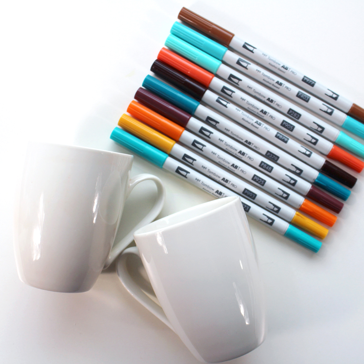 Make Color Block Autumn Mugs With ABT PRO Markers - Natalie Shaw