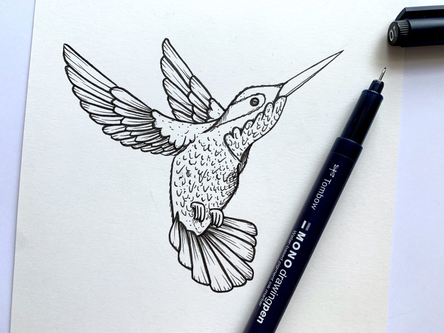 Inking Sketches With MONO Drawing Pens - Ali LePere