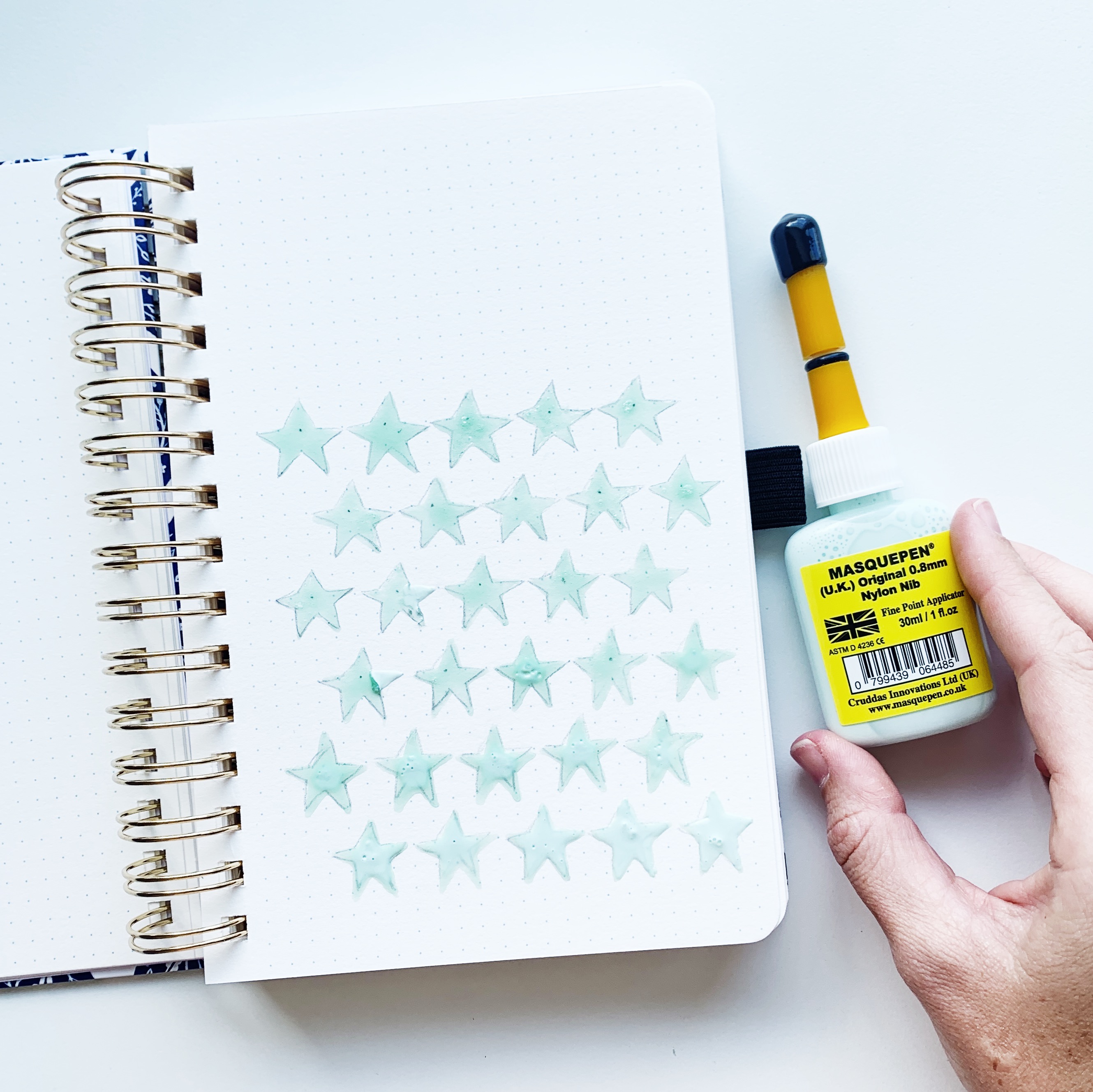 Learn how to make a horoscope watercolor habit tracker with Adrienne from @studio80design!