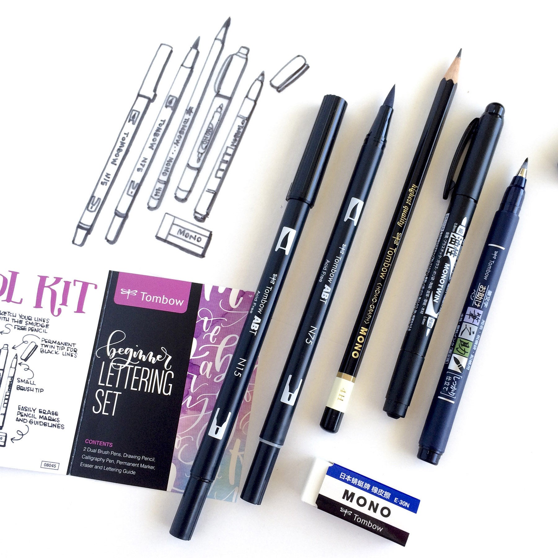 My Top 6 Favorite Brush Pens - Amanda Arneill