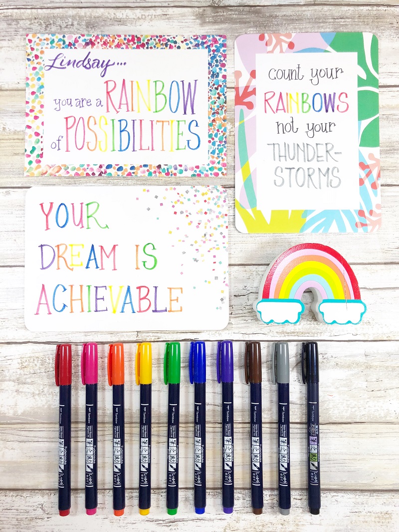 TOMBOW INSPIRATIONAL QUOTES CREATED WITH MIXBOOKS CREATIVELY BETH