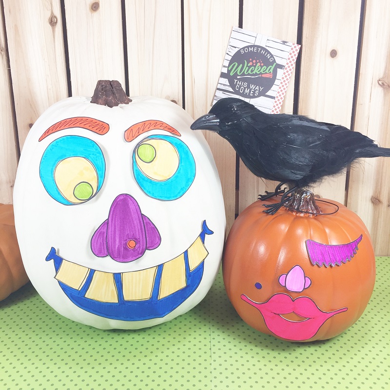 QUICK AND EASY NO CARVE MONSTER PUMPKINS