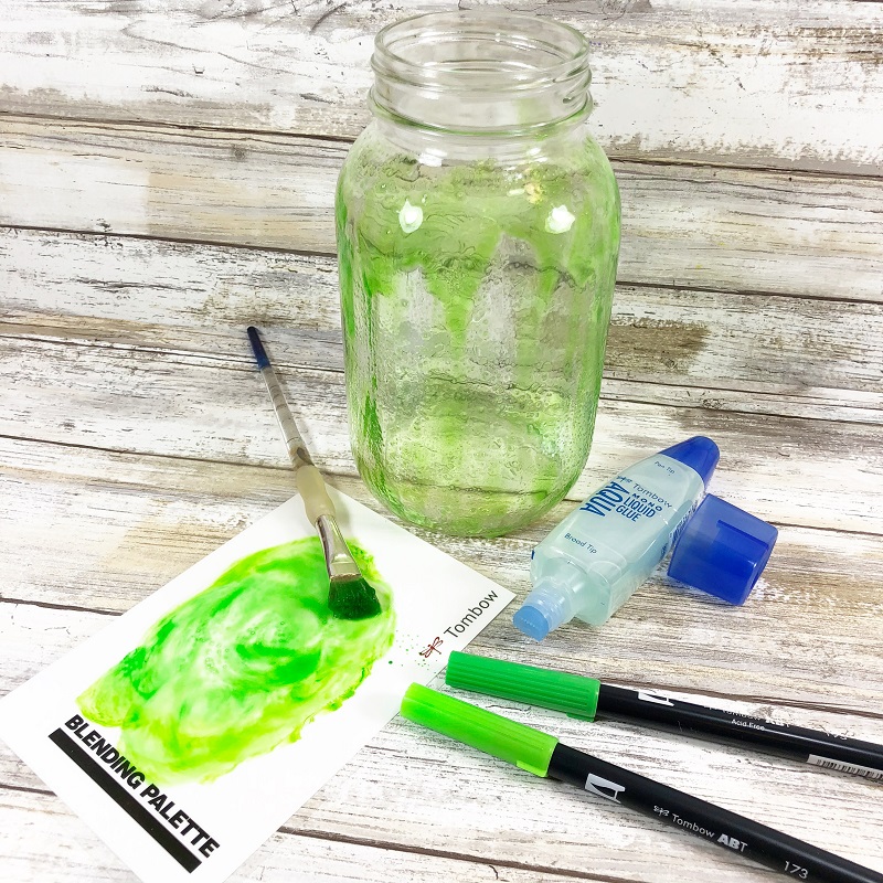 DIY WITCH MASON JAR LANTERN CREATIVELY BETH FOR TOMBOW