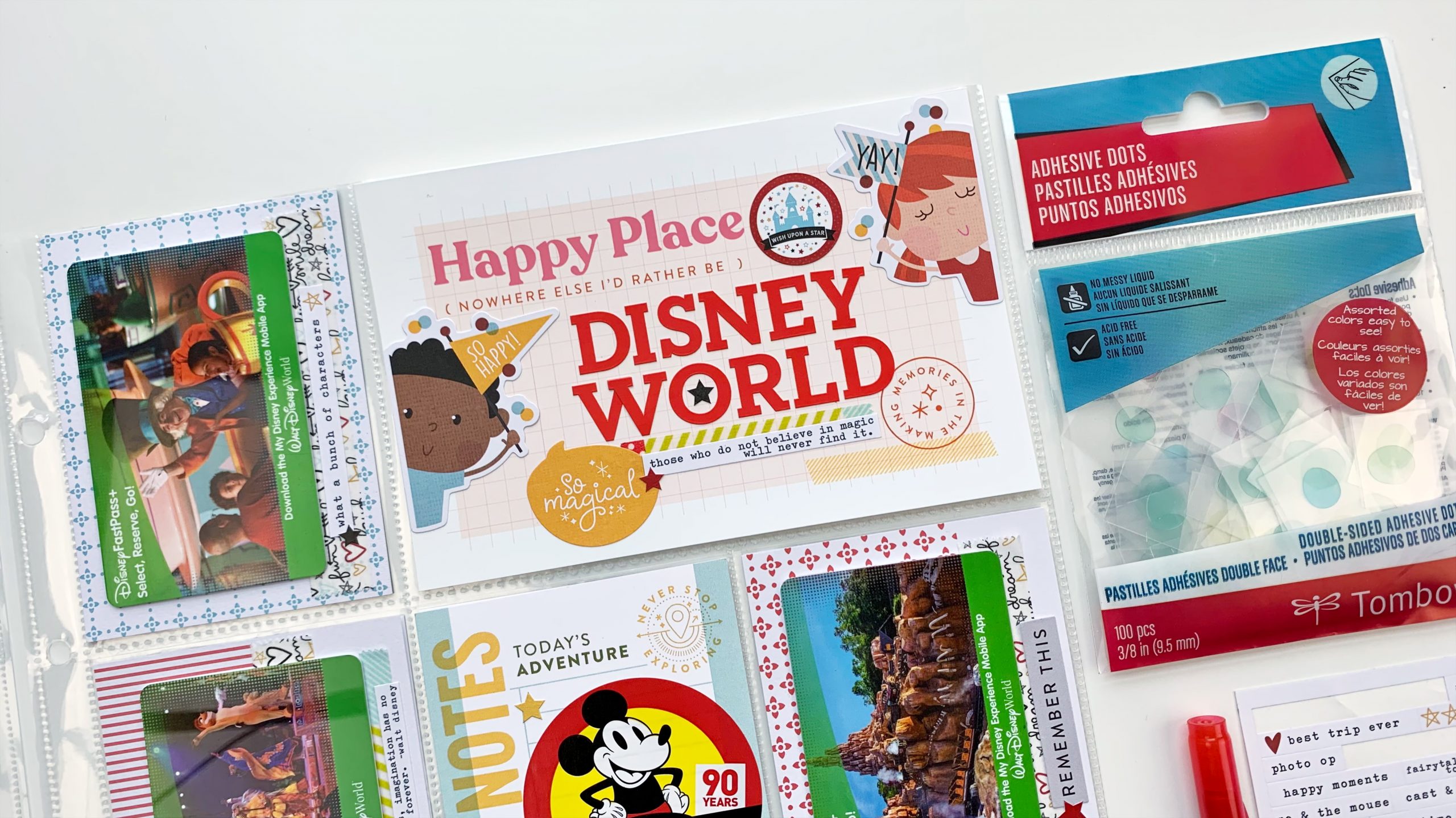 How To Create a Unique Disney Scrapbook Album