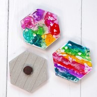 Tile Magnet DIY Using ABT PRO Markers - Natalie Shaw