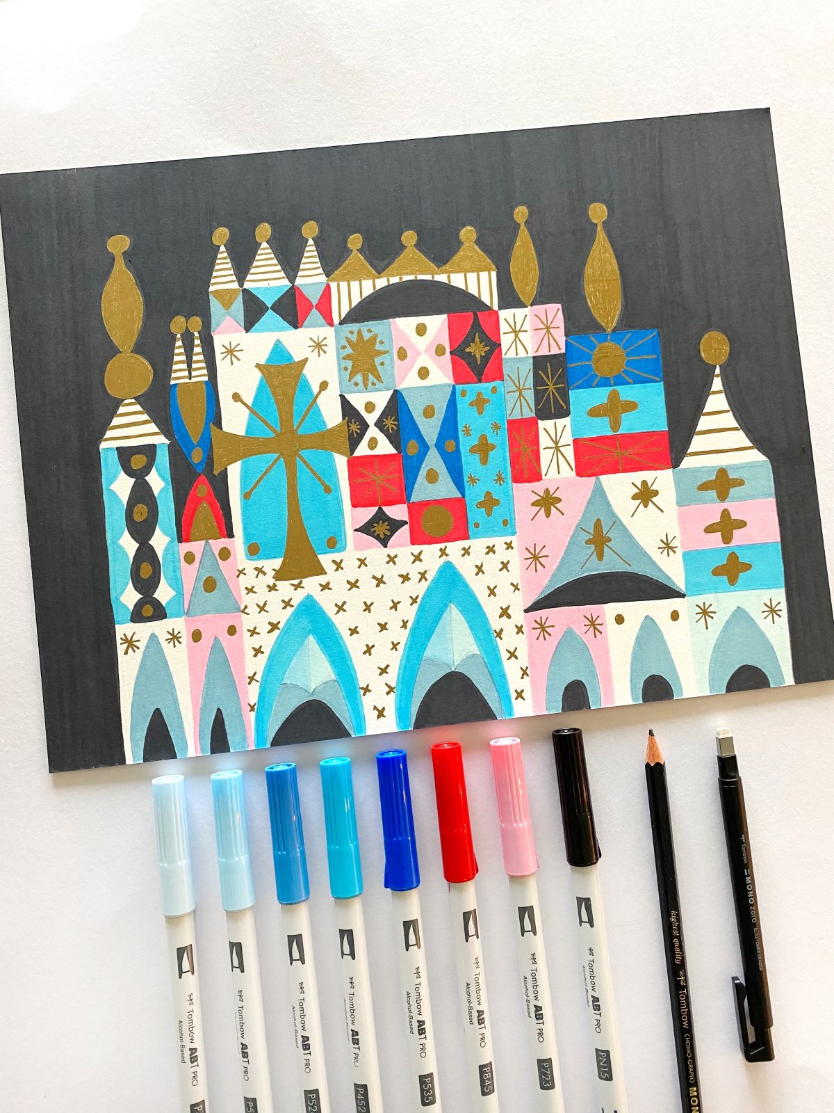 Disney Inspired Art With ABT PRO Markers - Tombow USA Blog