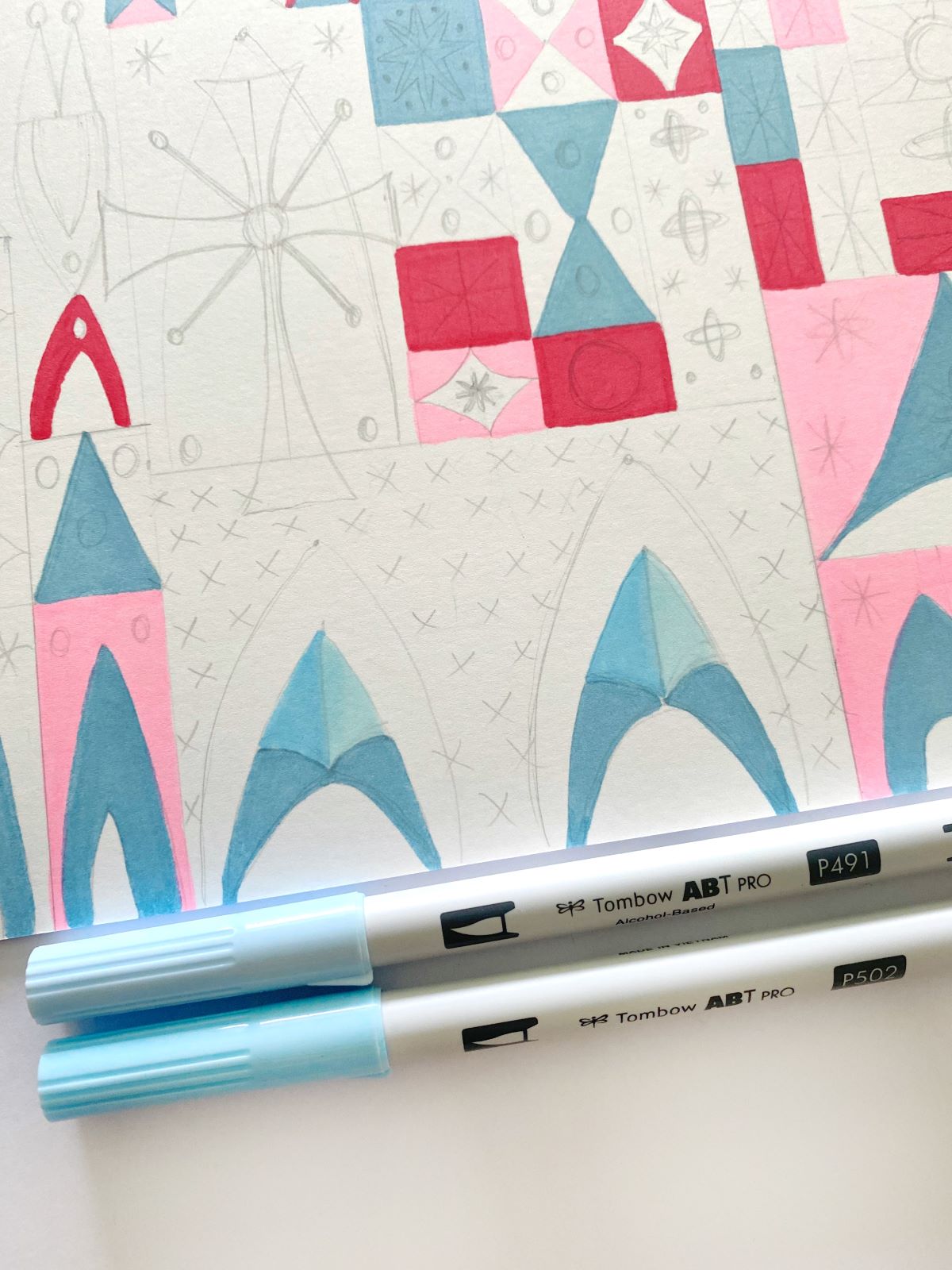 Disney Inspired Art With ABT PRO Markers - Tombow USA Blog