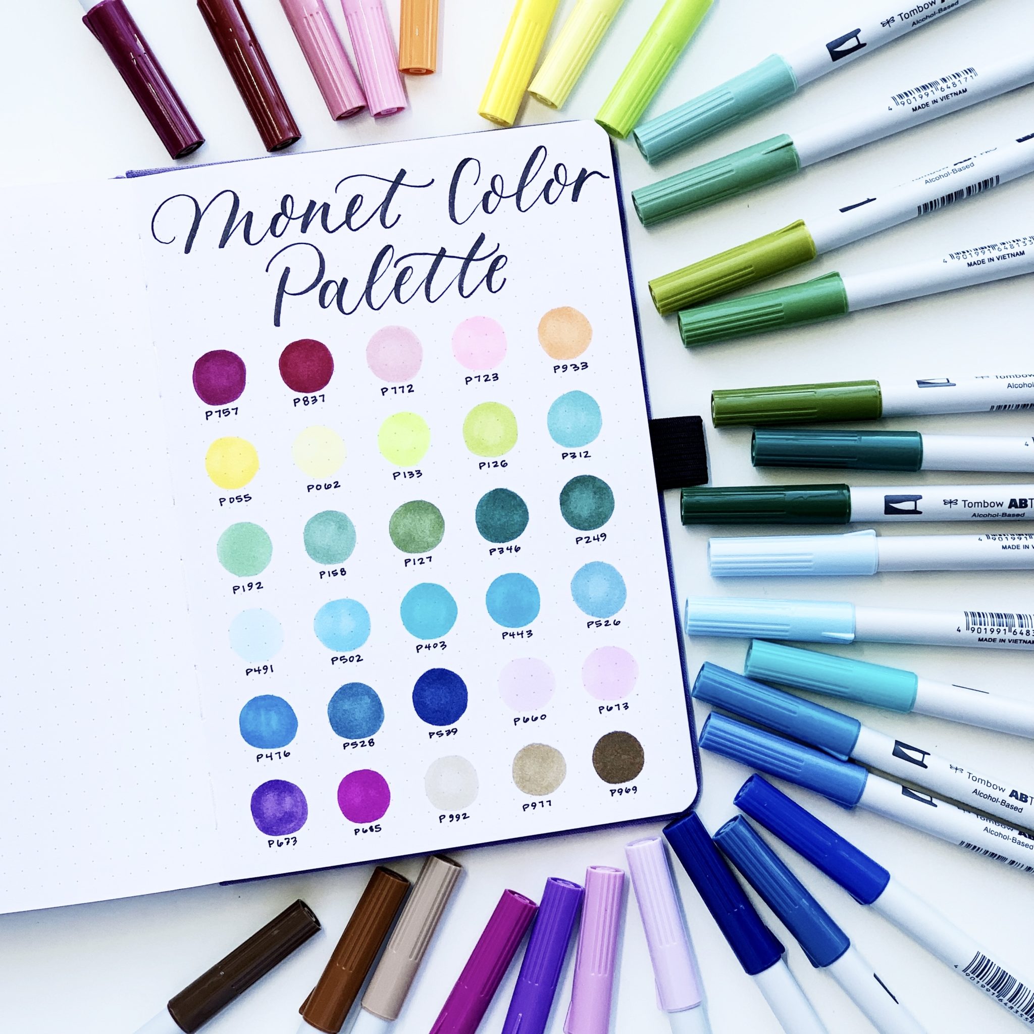 Monet - Watercolor Brush Pens (20 Piece Set)