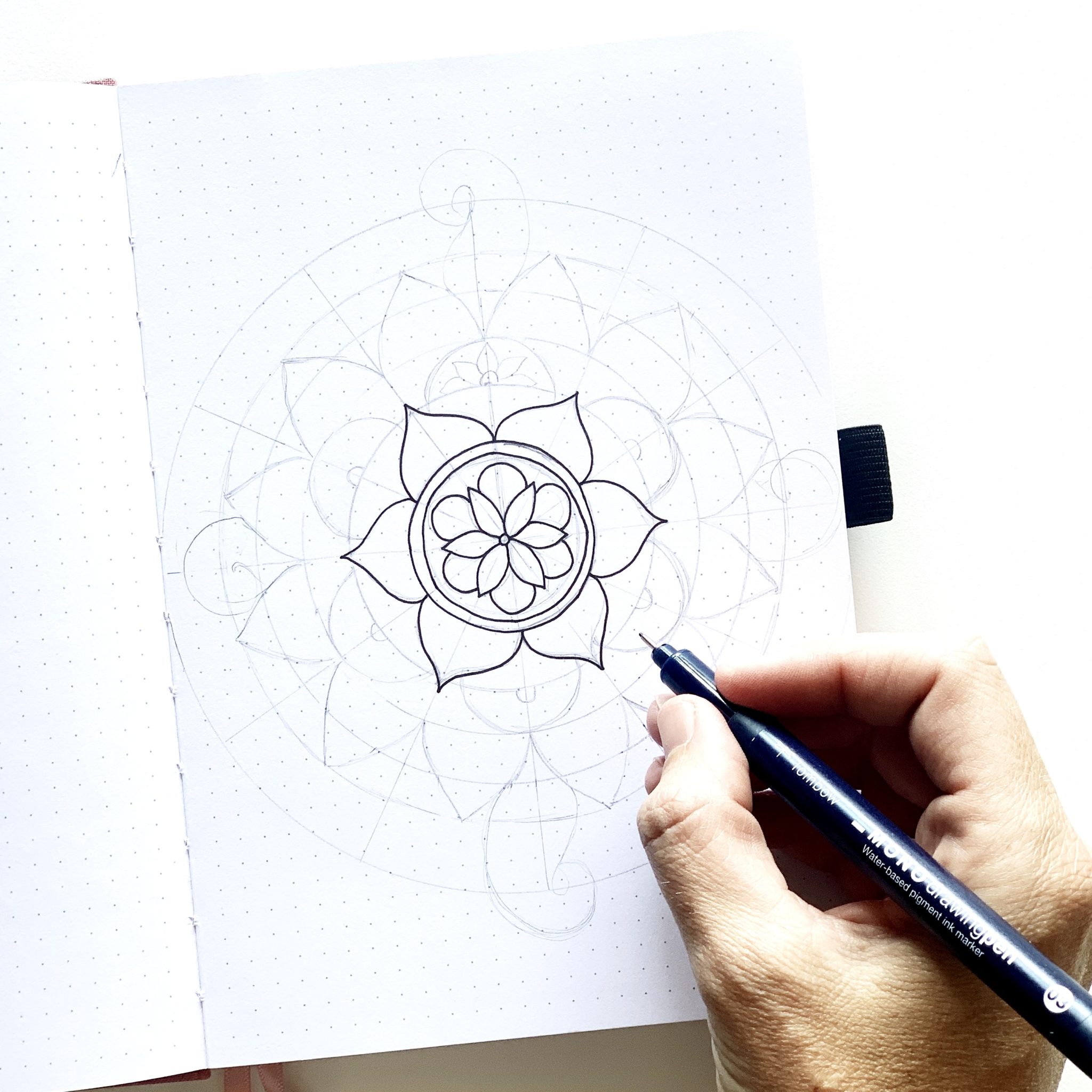 Mandala Drawing For Beginners - Tombow USA Blog