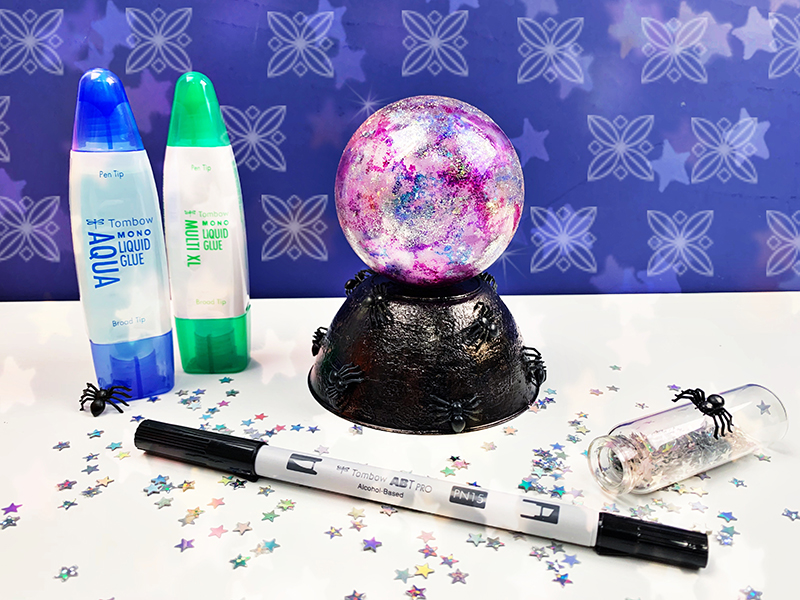 DIY: Magic Crystal Ball  Halloween Room Decor 