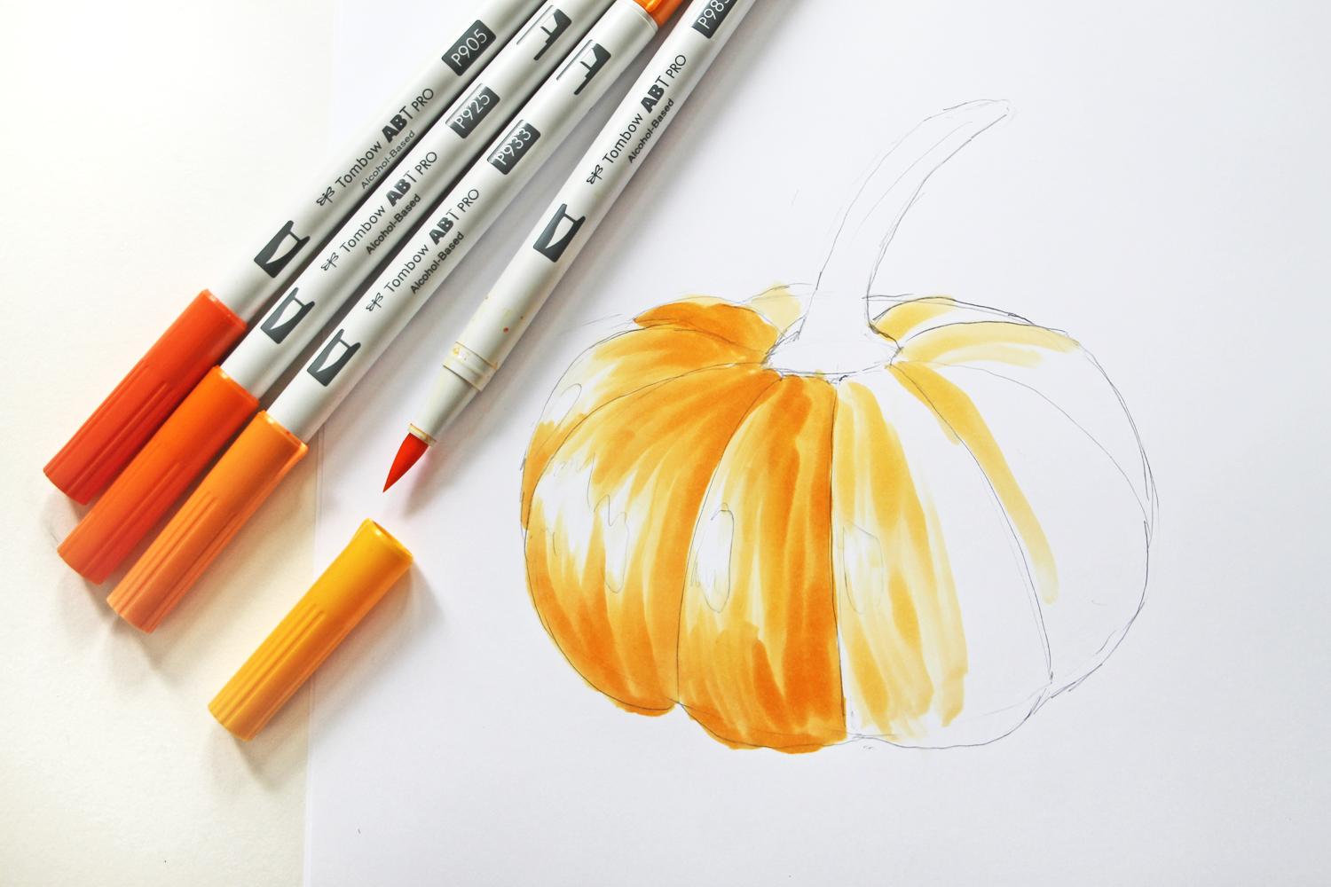 How to Draw a Realistic Pumpkin - Katie Smith 