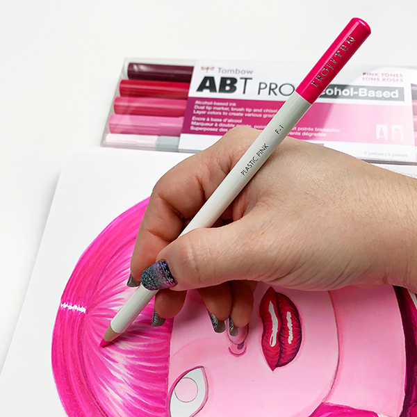 How to Draw Lips Using Irojiten Colored Pencils - Tombow USA Blog